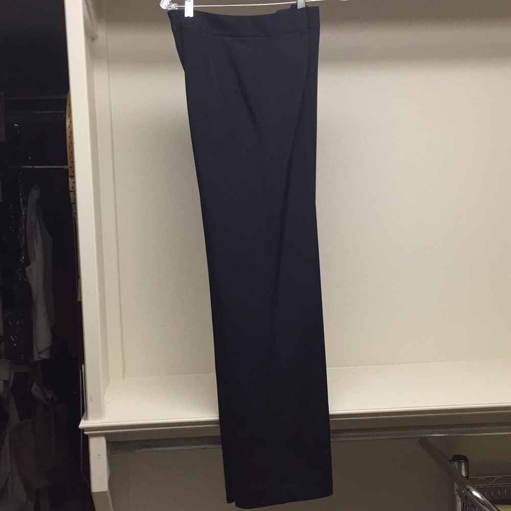 Lafayette 148 black silk pants